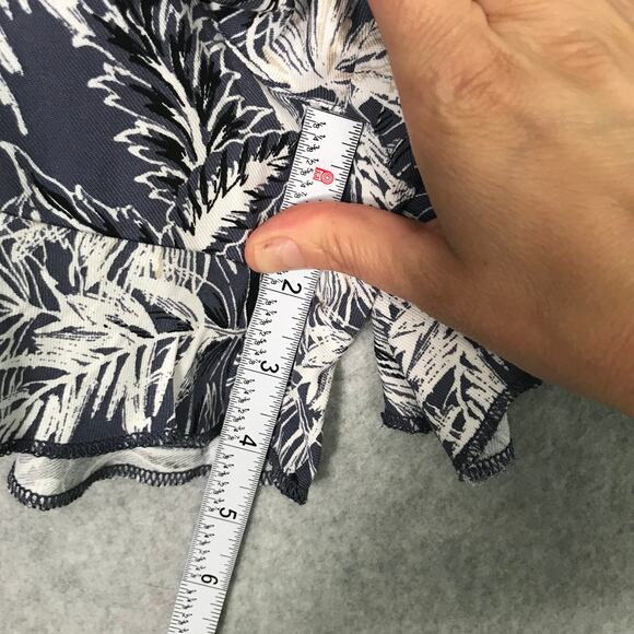 Rewash Shorts Womens Small Blue Floral Flutter‎ Loose Flowy Tropical Summer - Picture 8 of 13